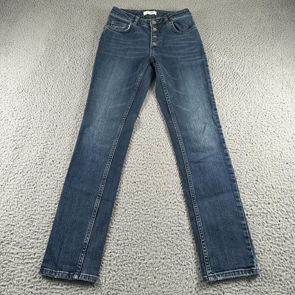 ANINE BING Skinny Jeans Womens 26(25 Fits) Blue High Rise Stretch Denim